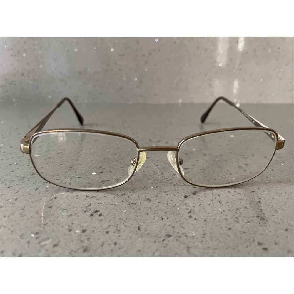 Safilo Elasta 7121 Eyeglasses FRAMES ONLY 53-19-145 Italy Full Rim Brown bronze